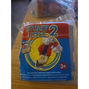 Wendy's Stuart Little 2 Little Red Wind-Up Car Vintage Kids Meal Toy 2002 NIP